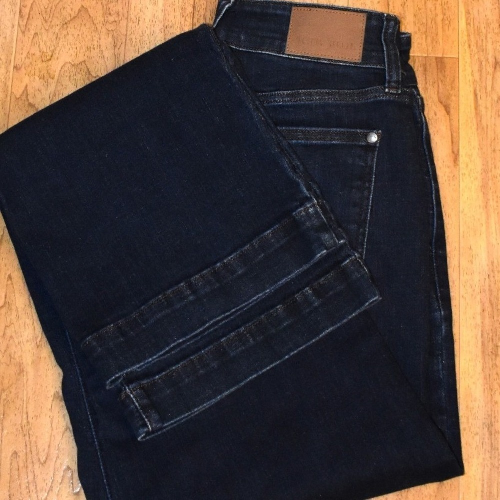 Judy Blue Wide Leg Jeans Women 5/27 Dark Wash Excellent High Waist Trousers